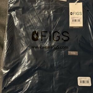 Figs Catarina Scrub Top, Large, Deep Reef